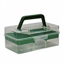 Ящик универсальный ER-10334 с лотком 180х100х75 мм. ЭВРИКА /1/20